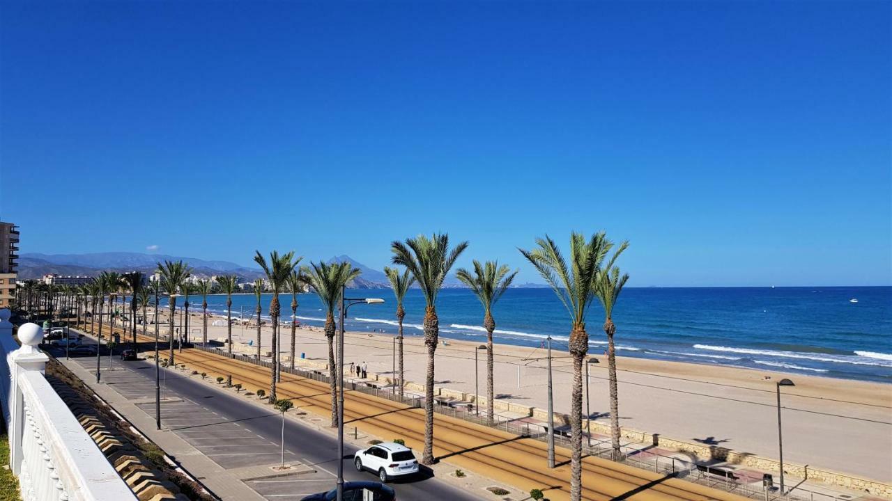 Lovely Apartment Beach Front & Pool El Campello Exteriör bild