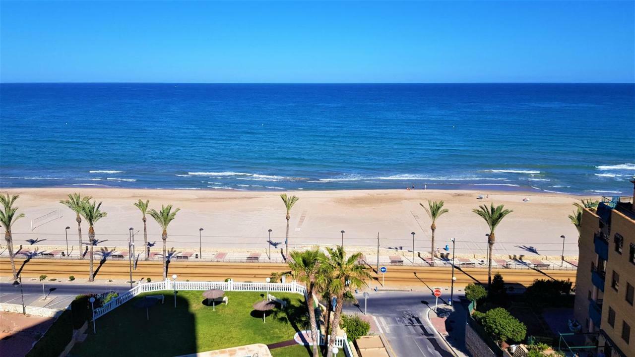 Lovely Apartment Beach Front & Pool El Campello Exteriör bild